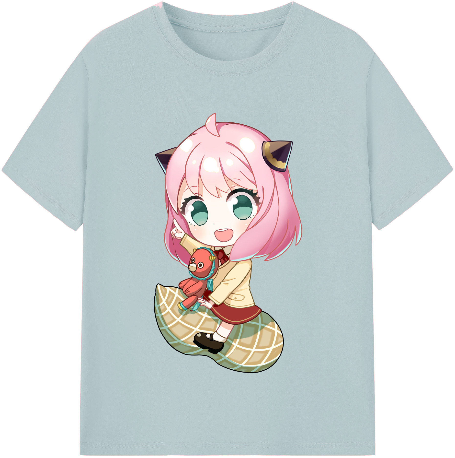 （画像用） SPY×FAMILY间谍家家酒 綿100％半袖Tシャツ（フロントプリント）